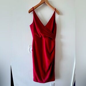 Dress the Population Red Sleeveless- sz large